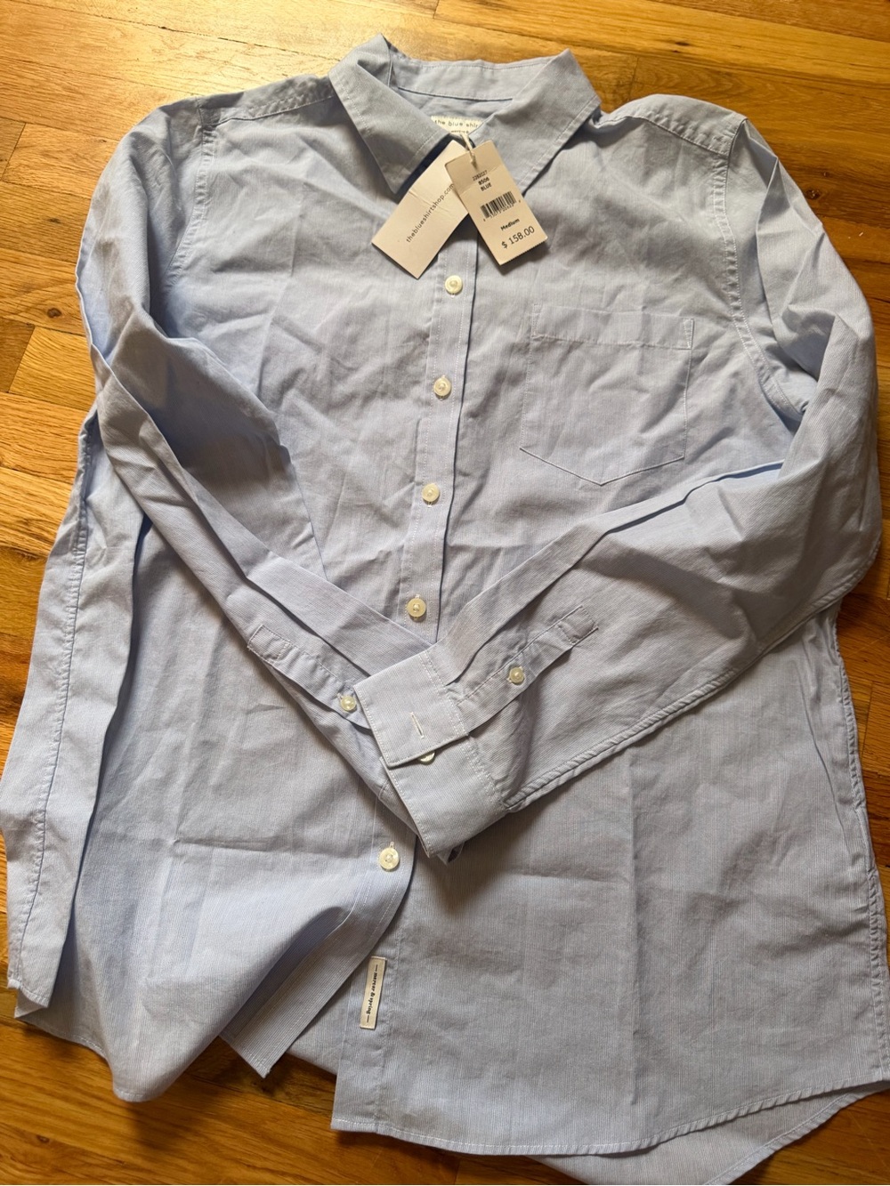 Mercer & Spring The Blue Shirt Shop Button-Down Shirt Classic Collared Top